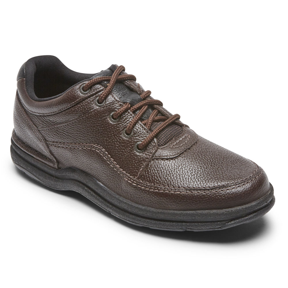 Rockport Mens World Tour Classic Shoe - Sneakers Brown - GDI374890